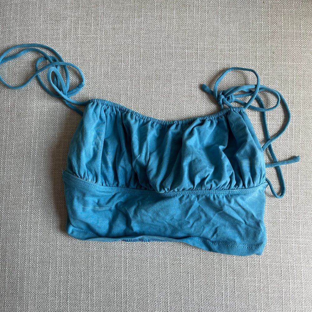Blue Princess Polly Crop Top